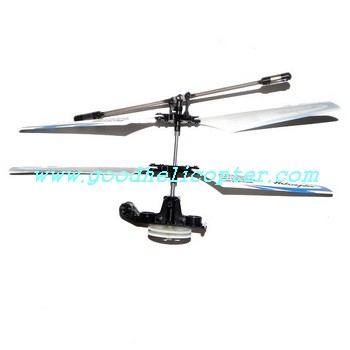 dfd-f101-f101a-f101b helicopter parts body set + balance bar + main blades (blue color) - Click Image to Close